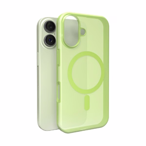 Puro Daylight Magsafe Compatible Silicone Ümbris jaoks iPhone 17 - Translucent Roheline