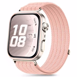 Нейлоновый ремешок Tech-Protect для Huawei Watch Fit 3 / 4 / 4 Pro / 5 / 5 Pro - розовый