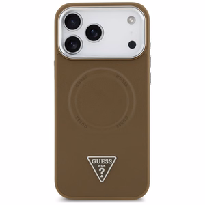 Guess Triangle Logo MagSafe ümbris jaoks iPhone 17 Pro - brown