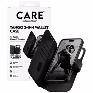 CARE by PanzerGlass Feature Tango 2in1 Wallet Ümbris MagSafe jaoks iPhone 17 Pro Max - Must