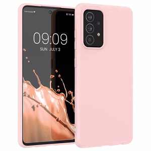 Silikoonist ümbris Pehme paindlik kummist kate Samsung Galaxy A22 4G roosa