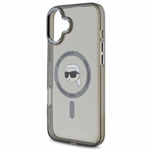 Karl Lagerfeld IML Metal Karl Head MagSafe iPhone 16 Plus Ümbris - must