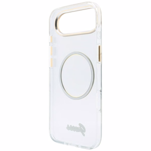Guess IML Script Metal MagSafe Ümbris for iPhone Air - Clear