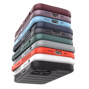 Magic Shield ümbris iPhone 13 Pro jaoks paindlik soomustatud kate punane