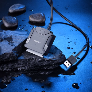 Ugreen CR108 2.5'' / 3.5'' kõvaketta adapterkaabel (USB-A 3.0 - SATA) - must