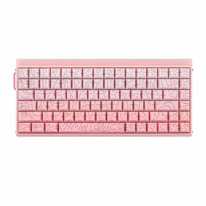 HERO84 HE PINK+Gradient+Contour Dragon King RGB AULA gasket keyboard