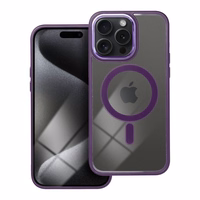 COLOR EDGE MAG COVER Ümbris compatible with MagSafe jaoks IPHONE 15 Pro Max deep lilla