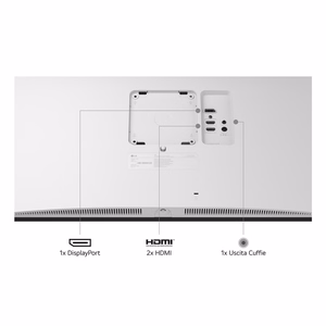 LG 27US550-W arvutimonitor 68,6 cm (27") 3840 x 2160 pikslit 4K Ultra HD LCD valge