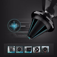 Autohoidja Wozinsky "WMH-04" Must (Magnetic/Air Vent Grille)