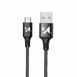USB Cable Wozinsky "WUC-C1B" Black "Type-C" 100cm