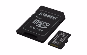 Kingston Technology 1TB microSDXC Canvas Select Plus Gen3 150MB/s A1 kaart + adapter