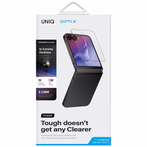 Uniq Optix Clear Karastatud klaas jaoks Samsung Galaxy Z Flip 7