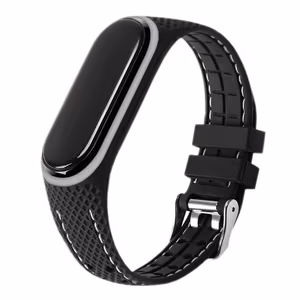 Elastomer strap Lifestyle for Xiaomi Mi Band 5 / 6 black (03)