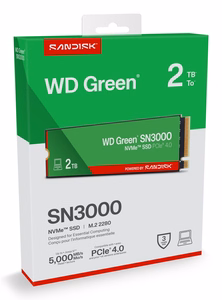 WD Green SN3000 NVMe SSD 2TB M.2 2280