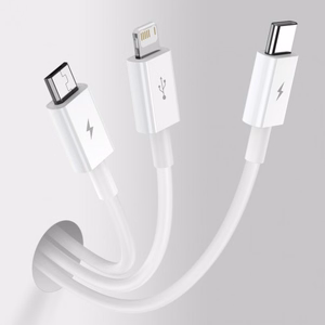 USB kaabel Baseus 3in1 Superior valge 150cm (kuni 3.5A)