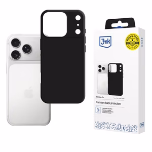 3mk Matt Ümbris Pro jaoks Apple iPhone 17 Pro Max - Matt Must