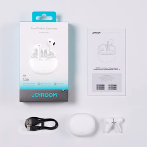 Juhtmevabad kõrvaklapid Joyroom JR-FB2 valged (Bluetooth 5.3)