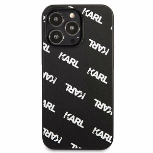 Чехол Karl Lagerfeld Allover для iPhone 13 Pro / iPhone 13 - чёрный