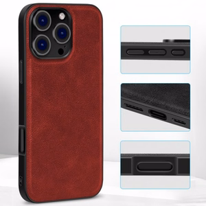 Чехол для телефона X-Level "Earl III Collection" для Apple iPhone 16 Pro красный