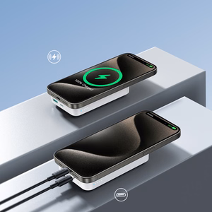 Joyroom JR-W020 Powerbank 20W 10000mAh MagSafe + USB-C - USB-C kaabel 0.25m - valge