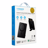 Powerbank Veger Wallet Tracker W0582 MFi PD 20W 5000 mAh must