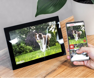 Kruger&Matz FRAMEO Wi-Fi digitaalne pildiraam, 10,1 tolli, must