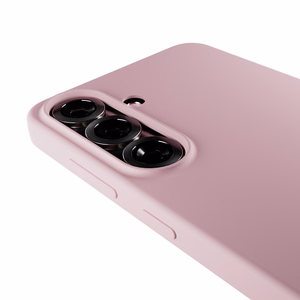 Puro Icon Silicone Ümbris jaoks Samsung Galaxy S25 - roosa