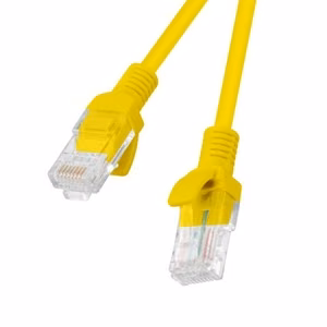 Lanberg Patchcord RJ45, Cat. 5e, UTP, 1m, Yellow