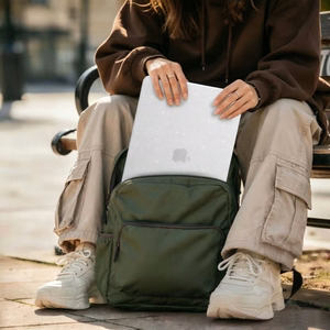 Tech-Protect SmartShell Чехол для MacBook Neo 13" 2026, прозрачный с блёстками