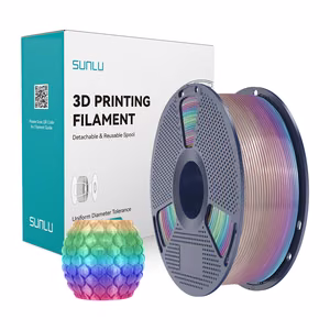 Sunlu PLA läbipaistev filament (vikerkaar) 04