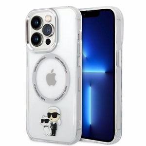 Karl Lagerfeld Iconic Karl&Choupette MagSafe ümbris jaoks iPhone 14 Pro - läbipaistev