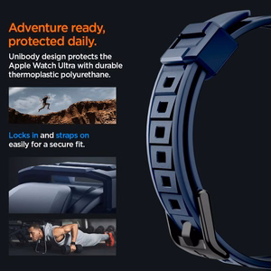 Spigen Rugged Armor Pro Ümbris jaoks Apple Watch Ultra 1 / 2 (49mm) - tumesinine