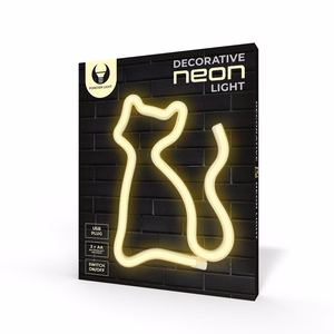 Neon LED Light CAT warm valge Bat + USB FLNE03 Forever Light