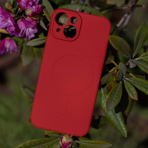Simple Color Mag ümbris jaoks iPhone 15 6,1" punane