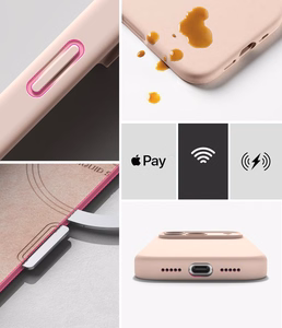 Ringke Silicone MagSafe ümbris iPhone 18 Pro Maxile – roosa