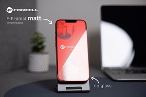 Закалённое стекло для iPhone 14 PRO MAX Forcell Matt Glass чёрный