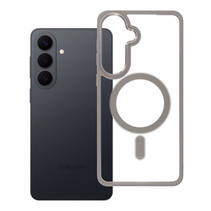 Чехол для Samsung S26 PLUS Color Edge Mag Cover совместимый с MagSafe титаново-серый