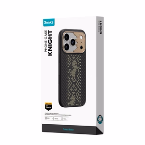 Must Benks Magnetic Armor Pro Knight kevlari ja metallraamiga ümbris (C.K.FL.AP.GD.B072) mudelitele iPhone 18 Pro / iPhone 17 Pro Camera Controli nupuga