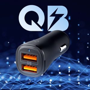 Spigen Essential EV302 30W 2-Port USB-A Car Charger - Must