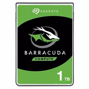 Seagate BarraCuda internal hard drive 1 TB 5400 RPM 128 MB 2.5" Serial ATA III (ST1000LM048)