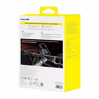 Baseus PrimeTrip 2-in-1 jalgrattakinnitus, telefonihoidja + taskulamp (must)