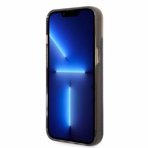 Чехол Karl Lagerfeld Liquid Glitter RSG для iPhone 14 Plus — чёрный