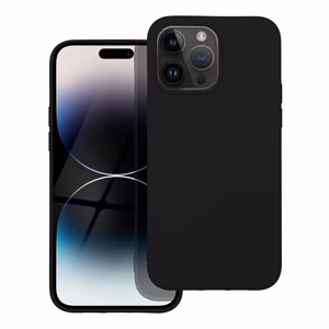 Чехол для iPhone 14 PRO MAX силиконовый черный