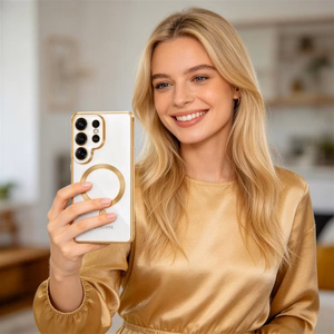 Tech-Protect MagFlex Ümbris for Samsung Galaxy S26 Ultra - läbipaistev kuldne