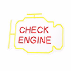 Neon PLEXI LED CHECK ENGINE kollane punane NNE21 Neolia