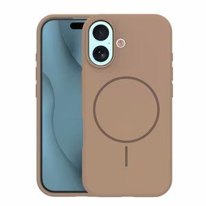 Silicone Thin Mag ümbris iPhone 17 6,3" pruun