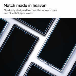 Spigen Glas.tR EZ Fit karastatud klaaskaitse Samsung Galaxy S24 Ultra (2 tk)