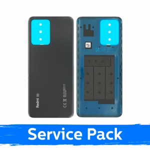 Back Cover Compatible With Xiaomi Redmi Note 12 5G / Onyx Gray / (Service Pack)