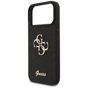 Guess Fixed Glitter Big 4G ümbris jaoks iPhone 17 Pro Max - must