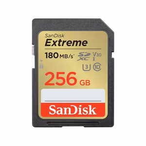 SanDisk Extreme 256 GB SDXC UHS-I Class 10 mälukaart